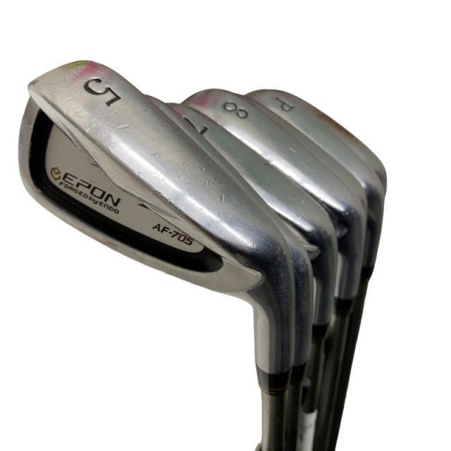 【中古】 エポンゴルフ株式会社 EPON AF-705 8S アイアンセット IR リシャフト (フレックスその他) メンズ 男性用 右利き 右用 Dランク ゴルフクラブ