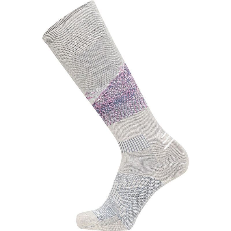ルベント メンズ アンダーウェア 靴下 Le Bent Elyse Saugstad Pro Series Zero Cushion Snow Sock Silver Lining シルバー