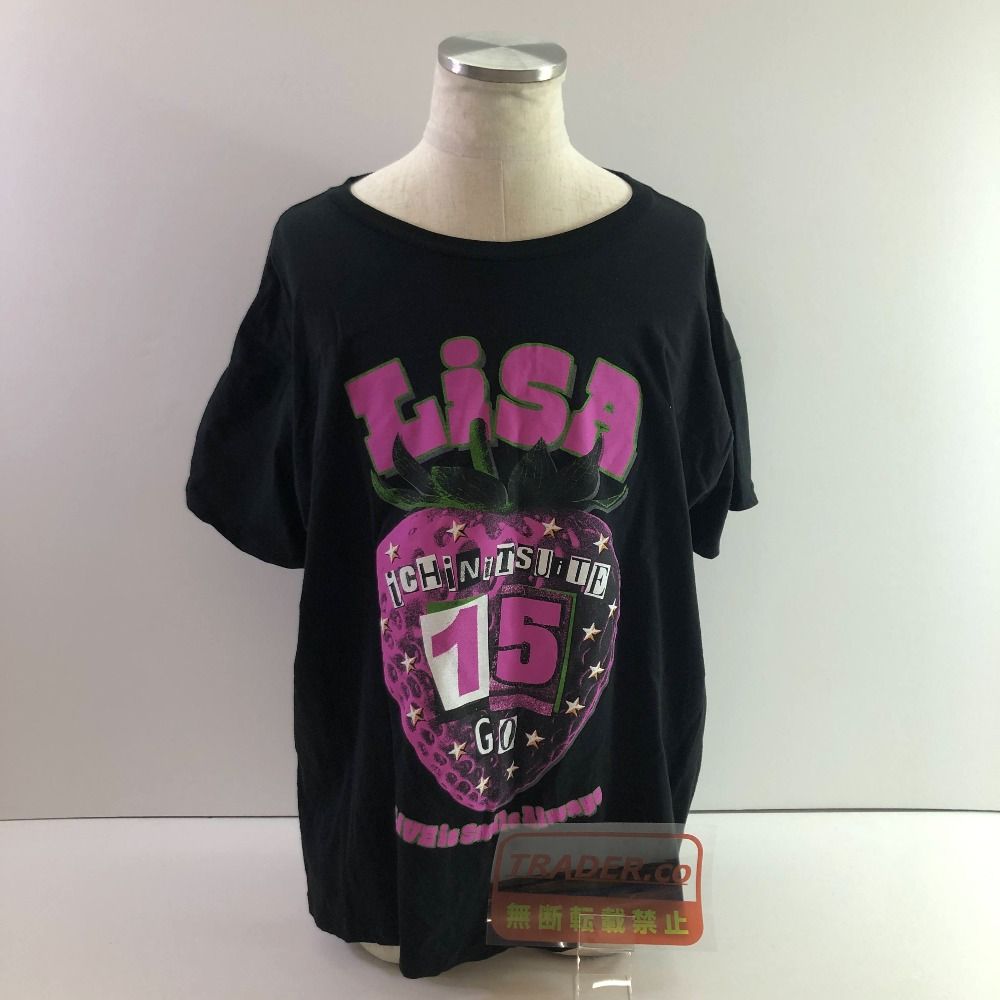04w6934∞※【中古】 LiSA ライブグッズ BiG 15 Tシャツ ブラック