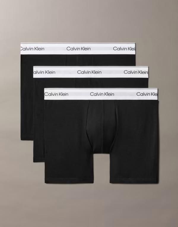 カルバンクライン メンズ アンダーウェア ブリーフパンツ コットン Calvin Klein Icon Cotton Stretch 3 pack boxer briefs Black ブラック