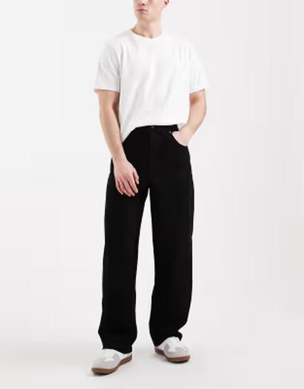 エイソス メンズ ボトムス デニムパンツ ジーンズ ASOS DESIGN loose 