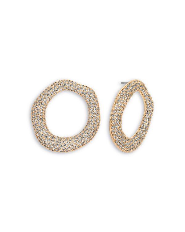 エティカ レディース アクセサリー ピアス・イヤリング Ettika Pav Open Circle Drop Earrings Gold ゴールド