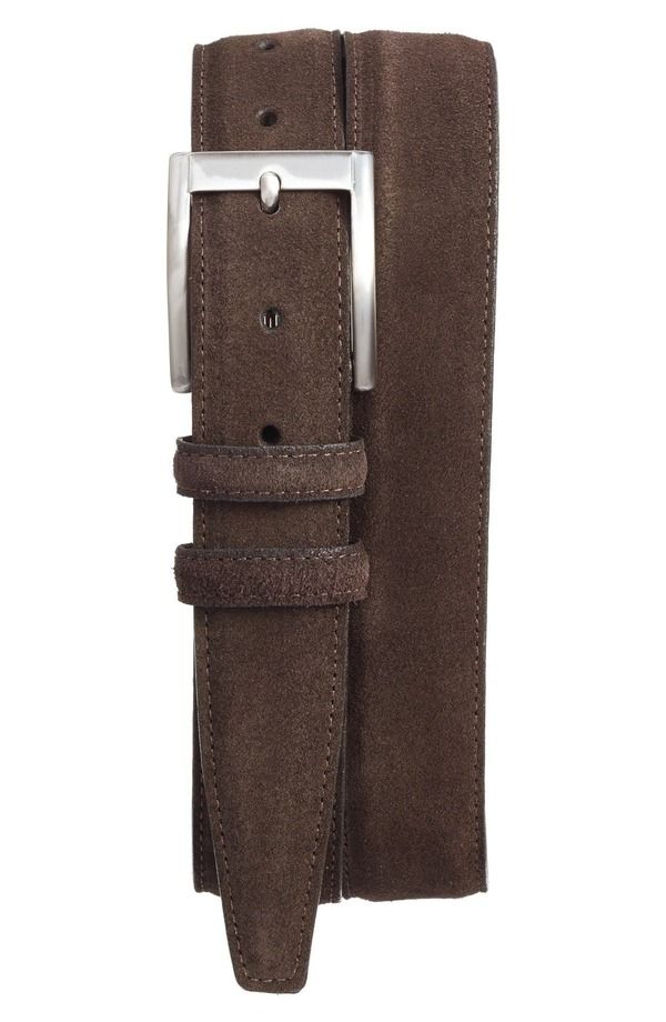 トリノ メンズ アクセサリー ベルト スエード Torino Suede Belt Espresso