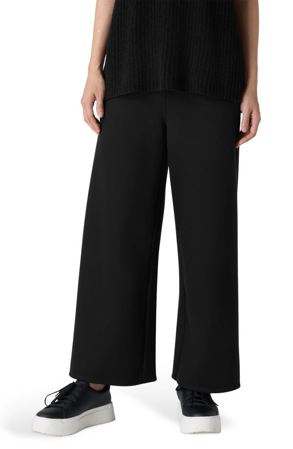 エイリーンフィッシャー レディース ボトムス レギンス ワイドレッグ パンツ Eileen Fisher Ponte Wide Leg Pants Black ブラック 38,220円