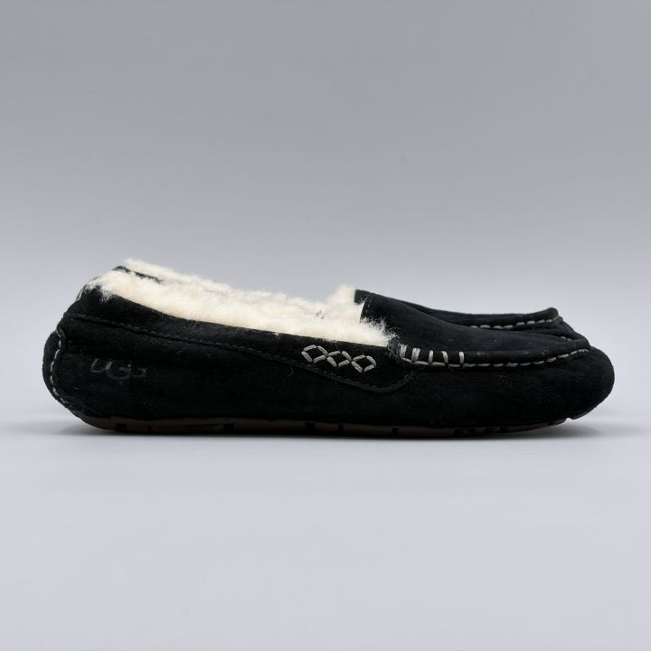 UGG アンスレー JP22.0cm モカシンスリッポン ムートンシューズ 3312