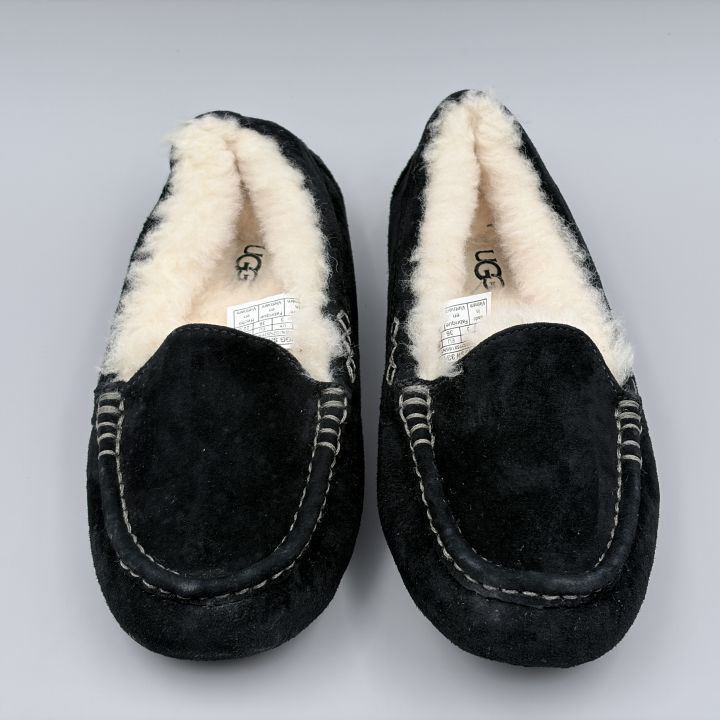 UGG アンスレー JP22.0cm モカシンスリッポン ムートンシューズ 3312