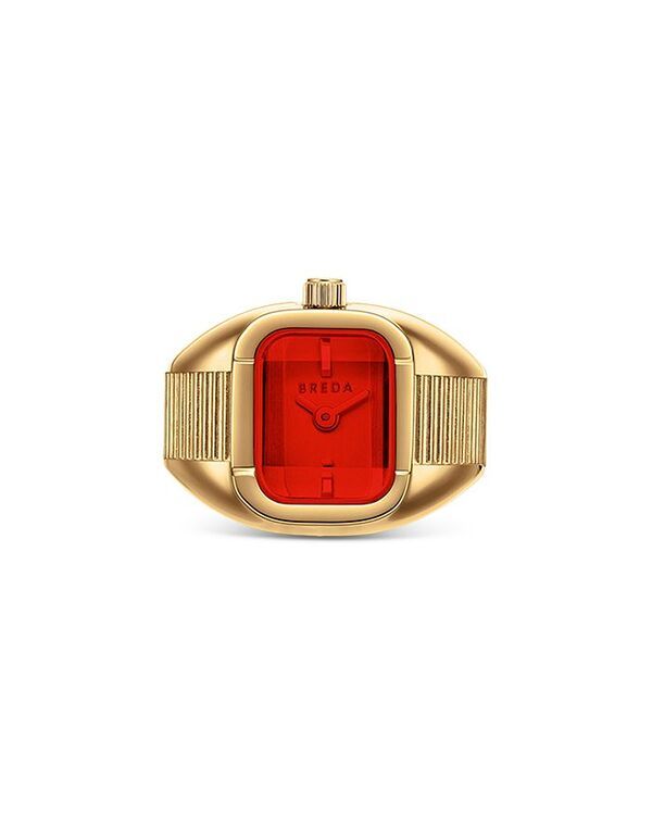 ブレダ レディース アクセサリー 腕時計 BREDA Nocturne Expandable Ring Watch 16mm RedGold レッド