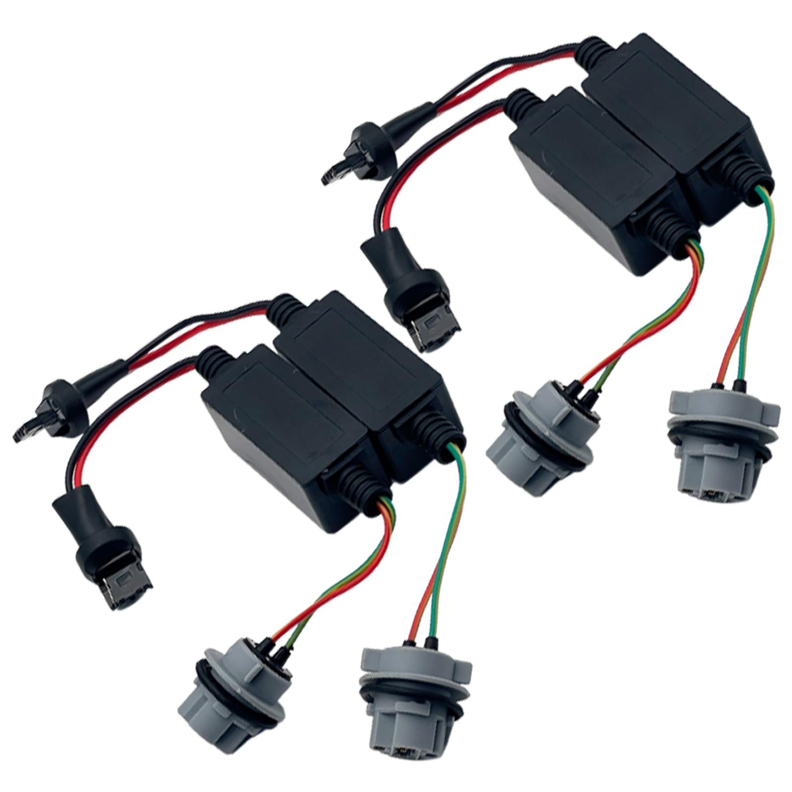 TIGRE BLANC ハイフラ防止 抵抗 抵抗器 T20 LED ウインカー ウインカー用 シングル ソケット キャンセラー 警告灯 ワーニング 12V 20W 6オーム 4個セット