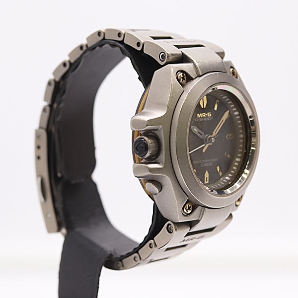 美品 稼働 箱/保付 カシオ G-SHOCK MR-G MRG-120TZ-3A チタン QZ