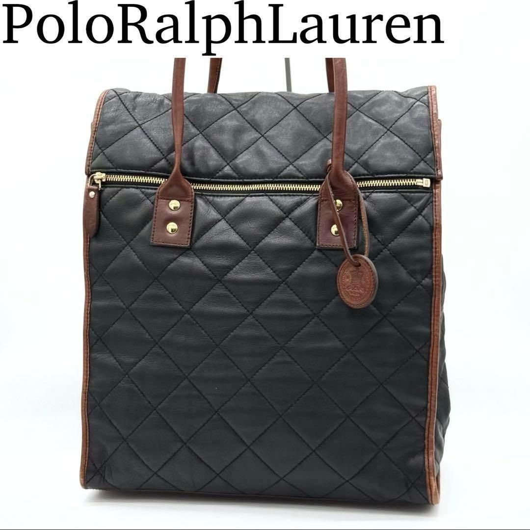 美品】RalphLauren トートバック セミショルダーバッグ レザー - メルカリ