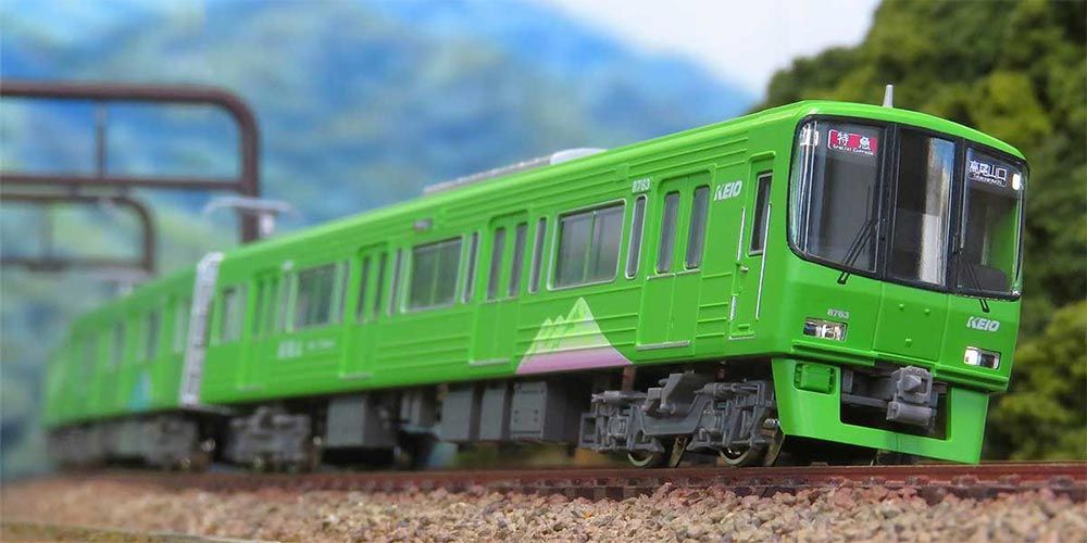 京王8000系(高尾山トレイン)基本4両編成セット(動力付き) 【グリーンマックス・50840】 「鉄道模型 Nゲージ グリーンマックス」