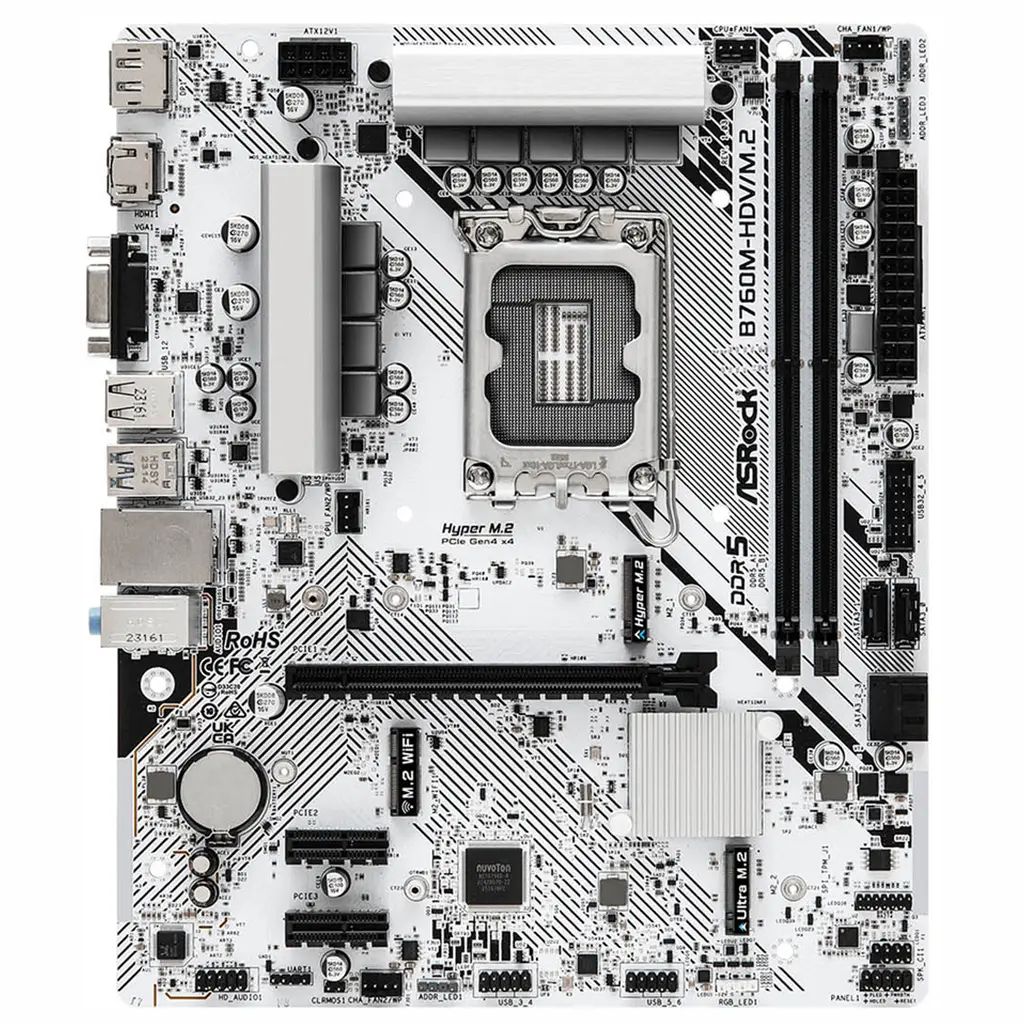 【中古】PCハード 【当店14日返金保証】 B760M-HDV/M.2 (メーカー整備品)
