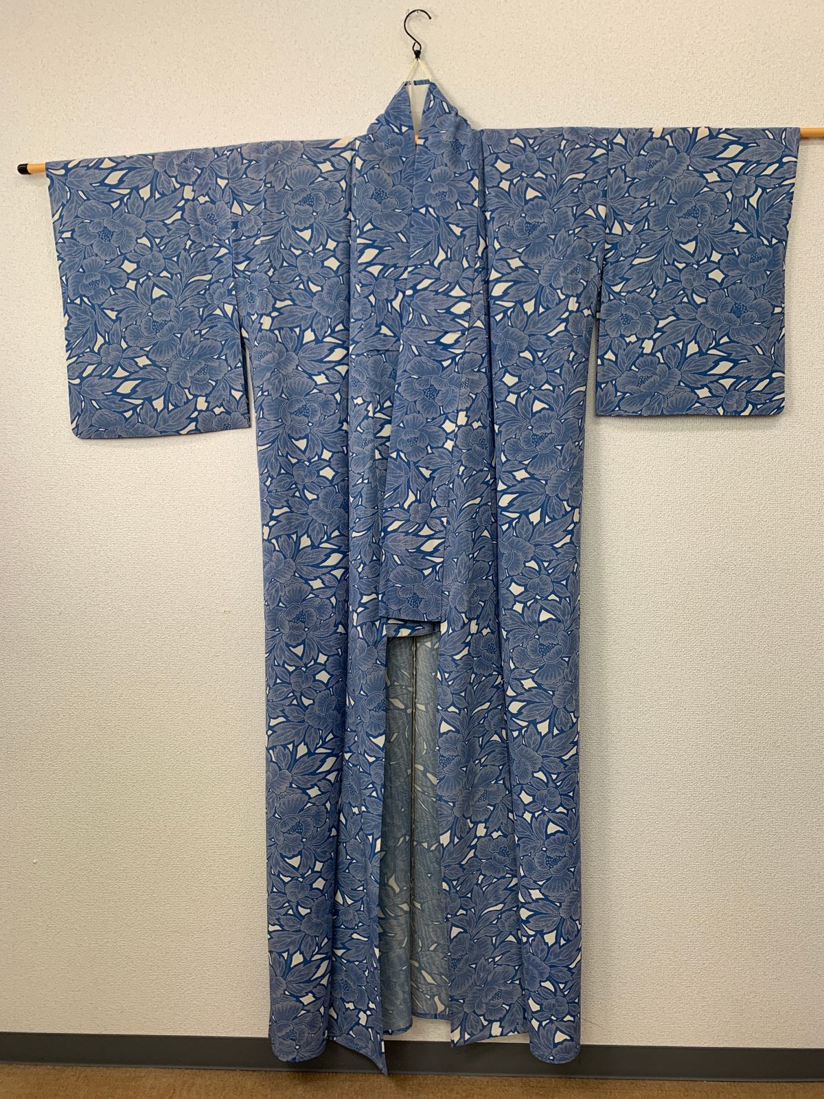 着物 青系 上品 きれいめ 落ち着いた色味