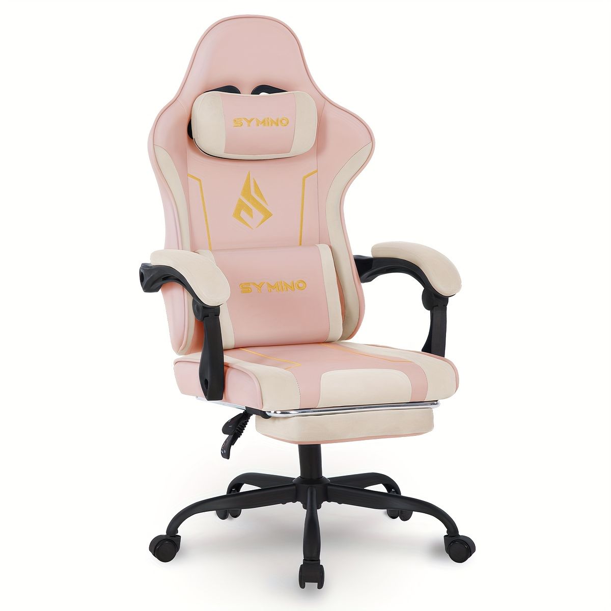 ゲーミングチェア Syminoラテックス製バックレスト＆シートクッション 