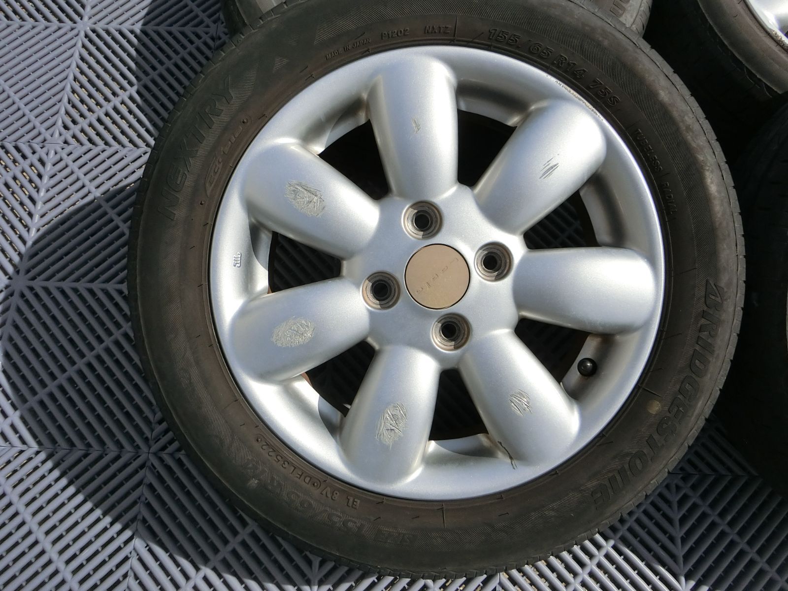 997] 送料無料 スズキ純正 14インチ アルミホイール 14×4.5J +45 