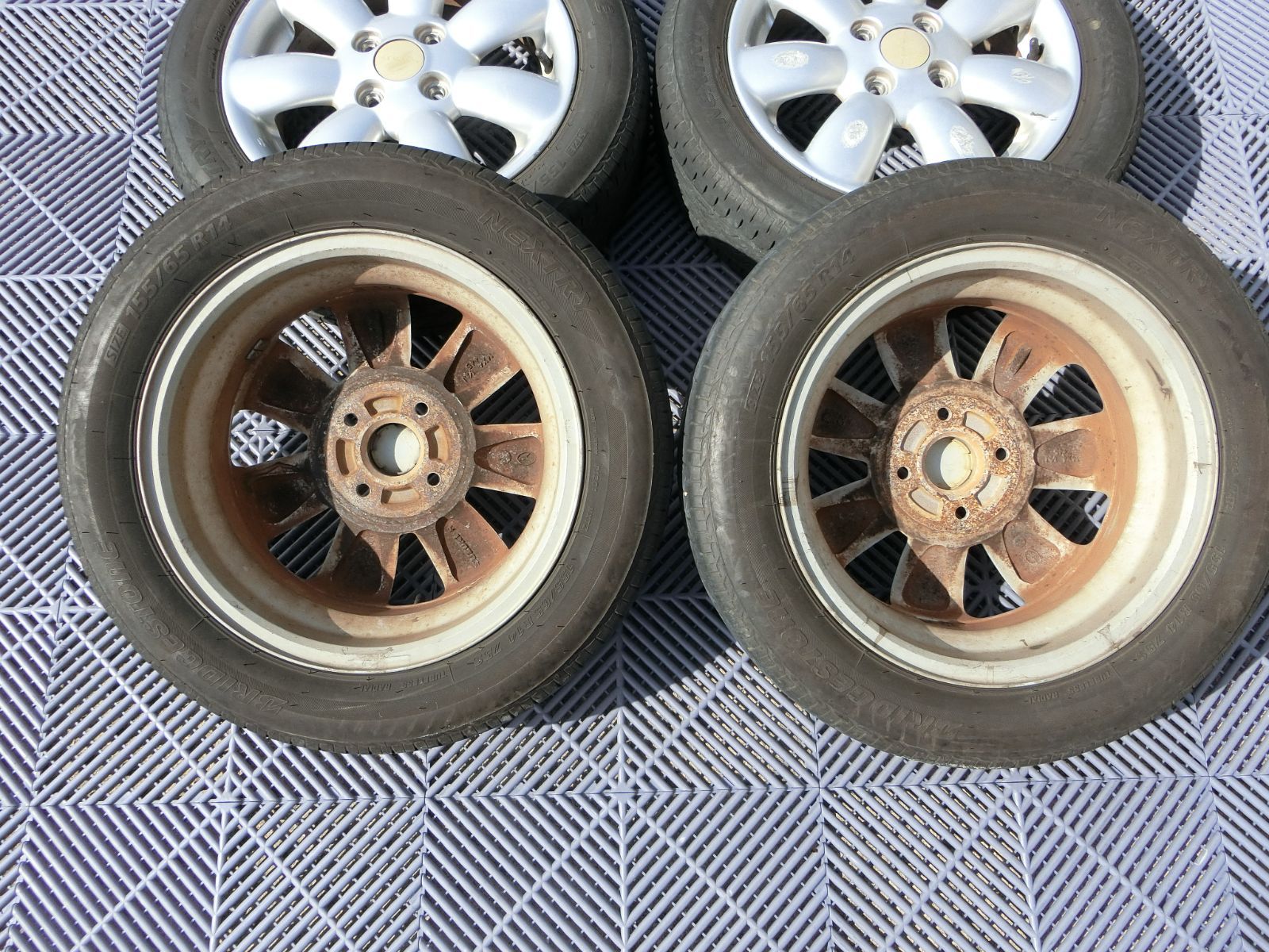 997] 送料無料 スズキ純正 14インチ アルミホイール 14×4.5J +45 