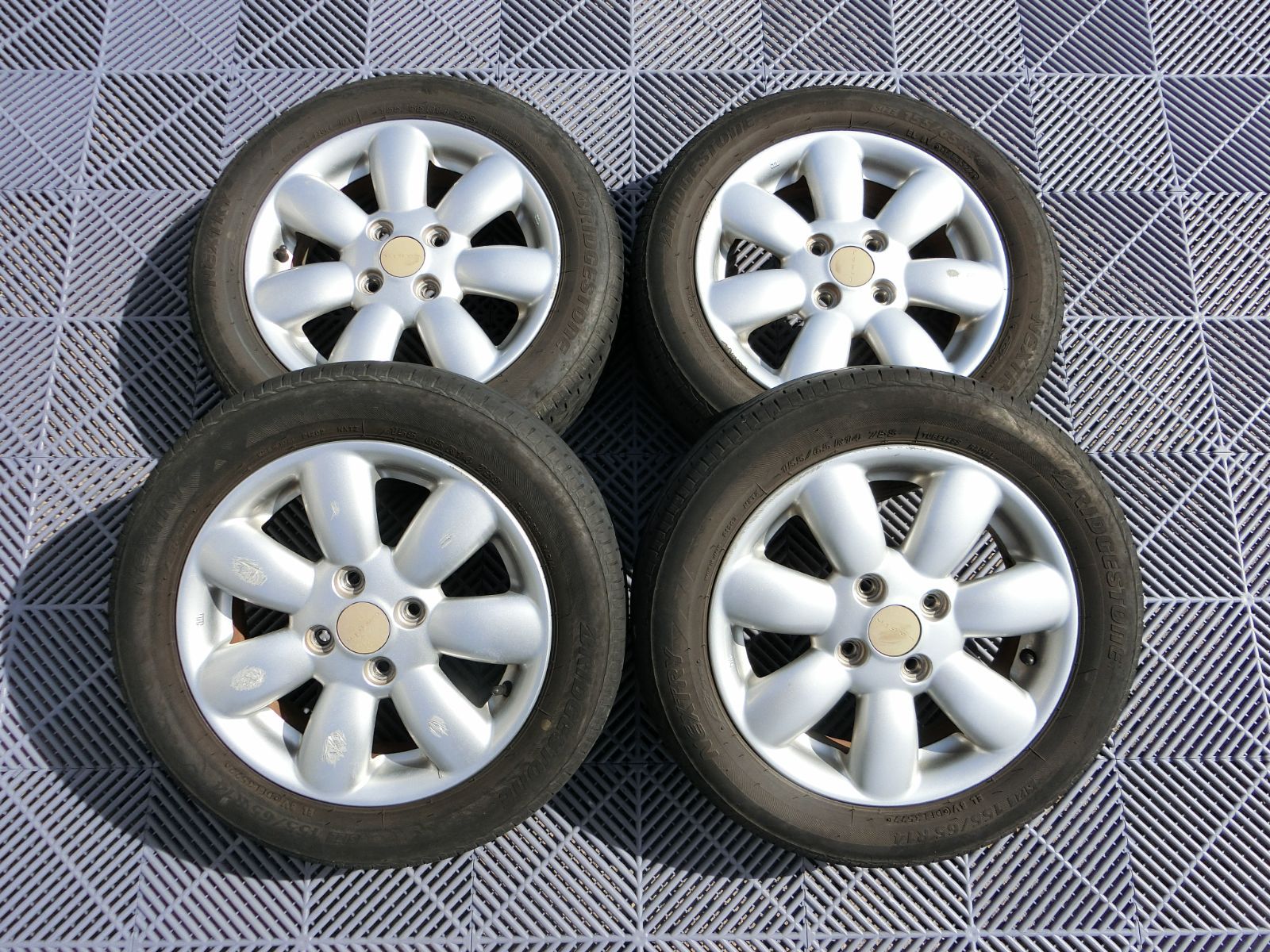 997] 送料無料 スズキ純正 14インチ アルミホイール 14×4.5J +45 