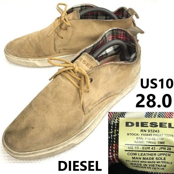 DIESEL/ディーゼル☆DRIVE TIME/RN93243/スエード/アンクルブーツ