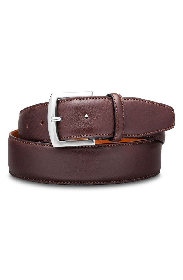 ボスカ メンズ アクセサリー ベルト レザー Boscastela Leather Belt Dk Brown ブラウン
