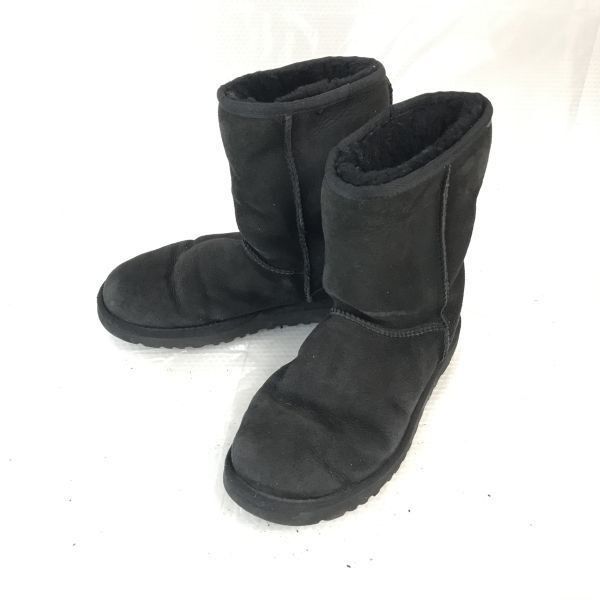 UGG/アグ★5825/ムートンブーツ【US6/23.0/黒/BLACK】Shoes◆WB76-21