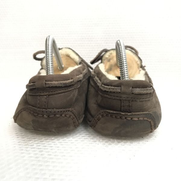 UGG/アグ☆内側ボア/モカシンシューズ【25.0/レディース/US8/brown/茶