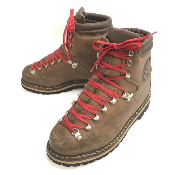 90s?/Vintage/ドイツ製★LOWA/ローバー★レザー/トレッキング/マウンテンブーツ【6/24.5-25.0/茶】ビブラムソール/Boots/shoes◆TWB111-10