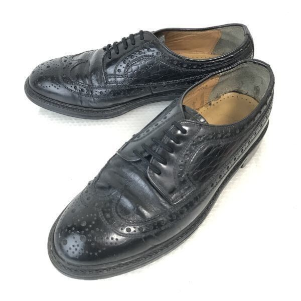 REGAL　Imperial Grade★グッドイヤー製法/本革/ウィングチップ/グッドイヤー製法【25.0E/黒/BLACK】ビジネス/dress shoes◆D-183 REGAL Imperial Grade☆グッドイヤー製法/本革/ウィングチップ