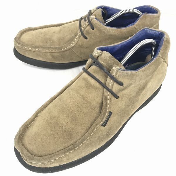 イングランド名門★ted baker/テッドベイカー★スエード本革/マッケイ製法/Uチップ【27.5/キャメル】◆MF-91