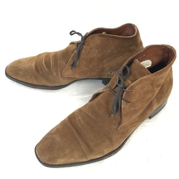 Made in Japan★THE SUIT COMPANY★vero cuoio/本革/スエード/チャッカブーツ【26.0/茶/brown】◆WB72-5 の商品写真