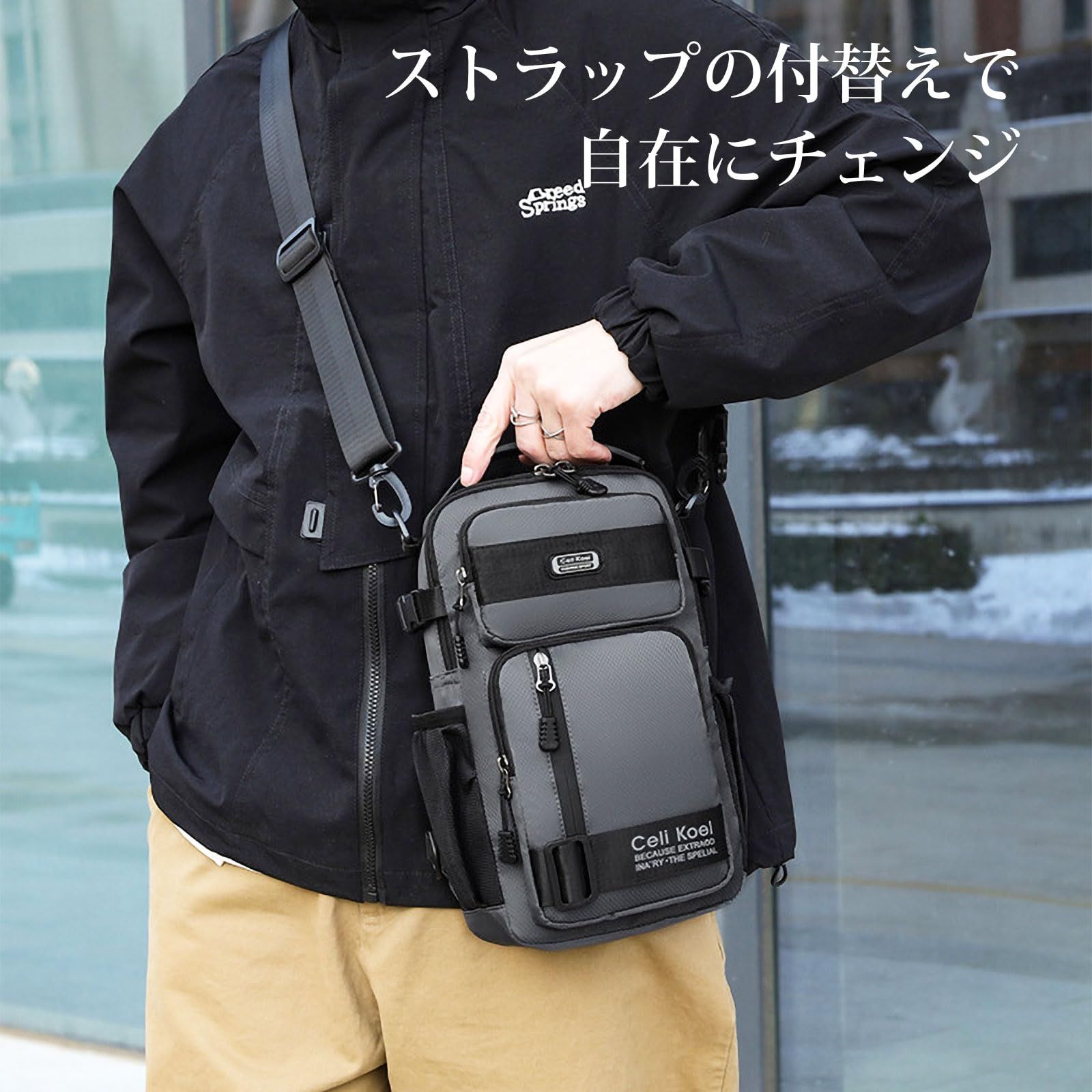 ショルダーバッグ ワンショルダーリュック メンズ Lee 2way リュック 