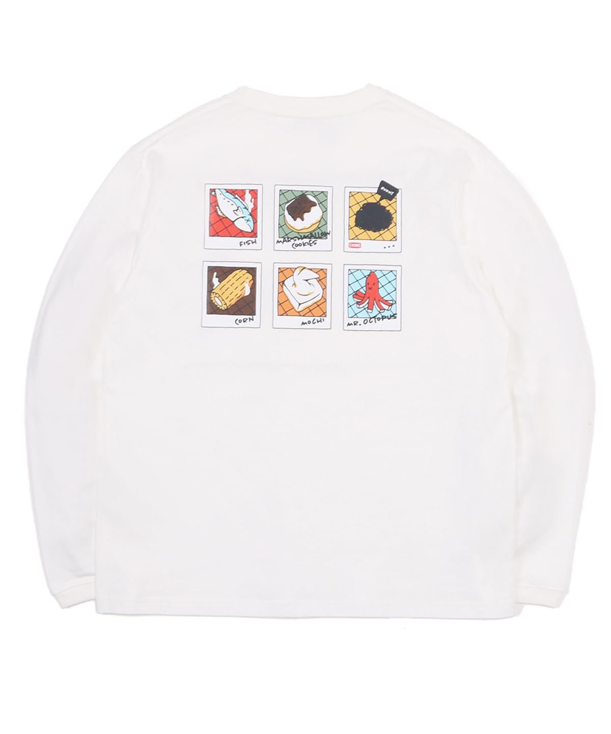 新品 [チャムス] インスタント カメラ ポケット ブラッシュド ロングスリーブ Ｔ