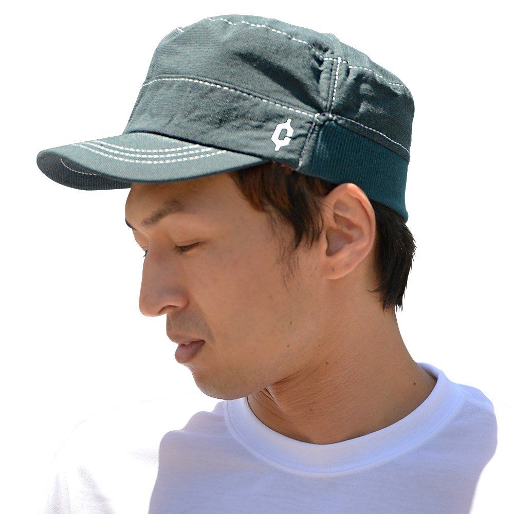 新品 [クレ] スカイリブ ワークキャップ 帽子 メンズ レディース ユニセックス 男女兼用 M グリーン