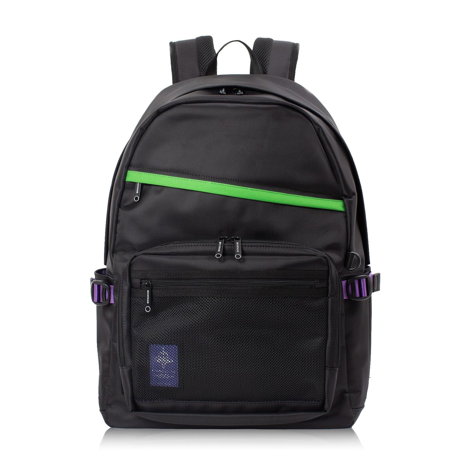 新品 [ムスタッシュ] エヴァンゲリオン コラボ リュック デイパック B4 30L 大容量 ポリエステル JEB-4006 (PURPLE)