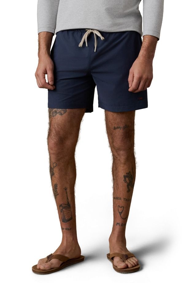 ファレティ メンズ 水着 ハーフパンツ・ショーツ Faherty All Day Swim Trunks Blue Nights ブルー