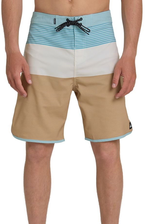 クイックシルバー メンズ 水着 ハーフパンツ・ショーツ ショートパンツ シルク Quiksilver Surfsilk Tijuana Board Shorts Bone White ホワイト