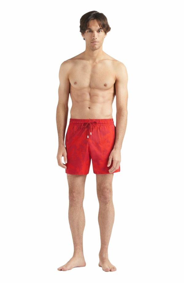 ヴィルブレクイン メンズ 水着 ハーフパンツ・ショーツ ショートパンツ Vilebrequin Mens Flower Power Stretch Short Swim Shorts Lipstick