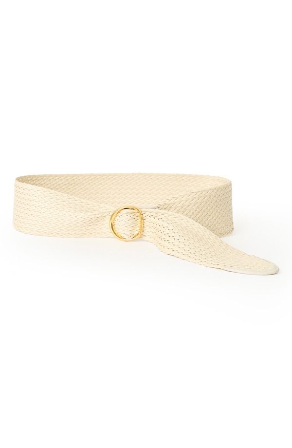 ビーロウザベルト レディース アクセサリー BLow the Belt Caterina Woven Belt Bone Gold ゴールド
