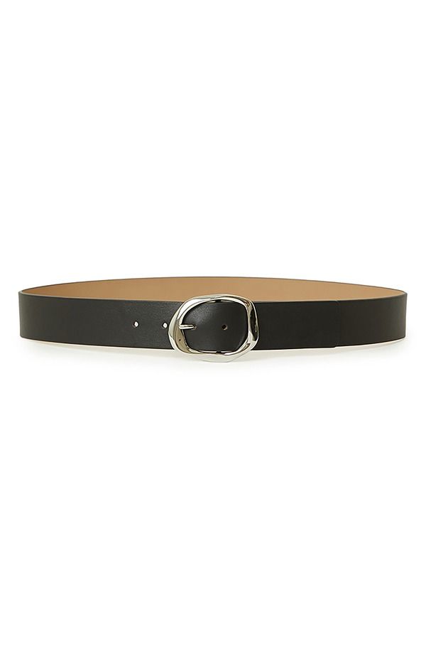 ビーロウザベルト レディース アクセサリー ミニ レザー BLow the Belt Edmond Mini Leather Belt Black Silver ブラック