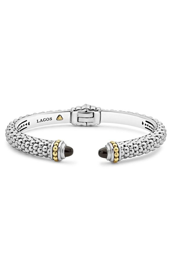 ラゴス レディース アクセサリー ブレスレット・バングル・アンクレット LAGOS Rittenhouse Hinge Cuff Black Onyx ブラック