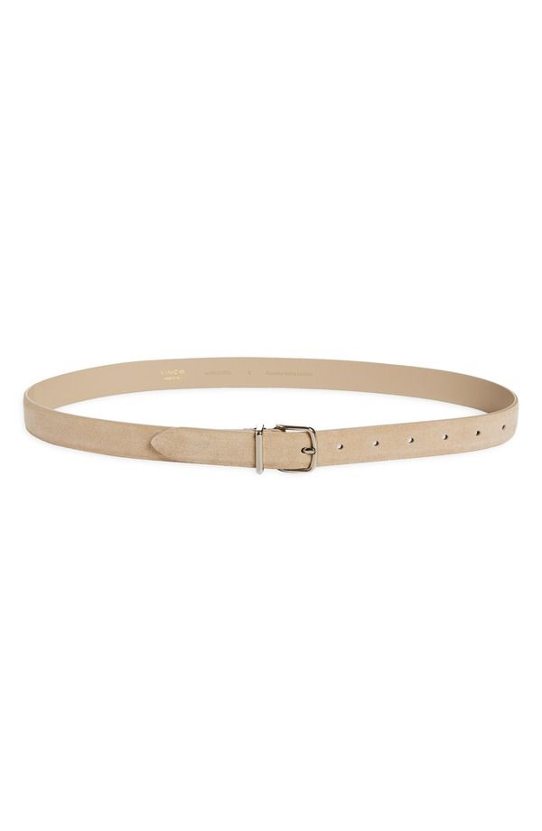 ヴィンス レディース アクセサリー ベルト スエード Vince Suede Belt Dark Clay
