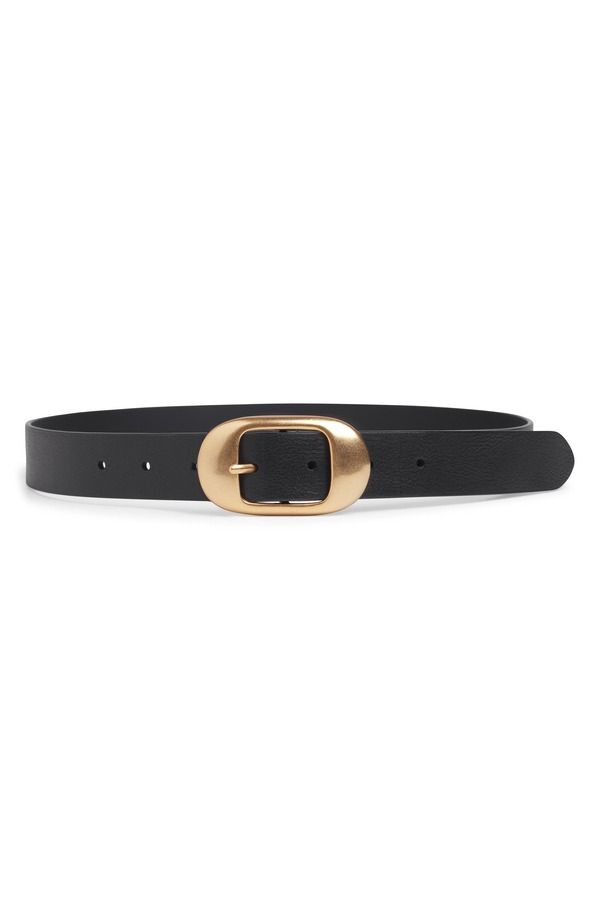 フェイバリット ドーター レディース アクセサリー ベルト レザー Favorite Daughter Leather Belt Black Polished Gold ブラック