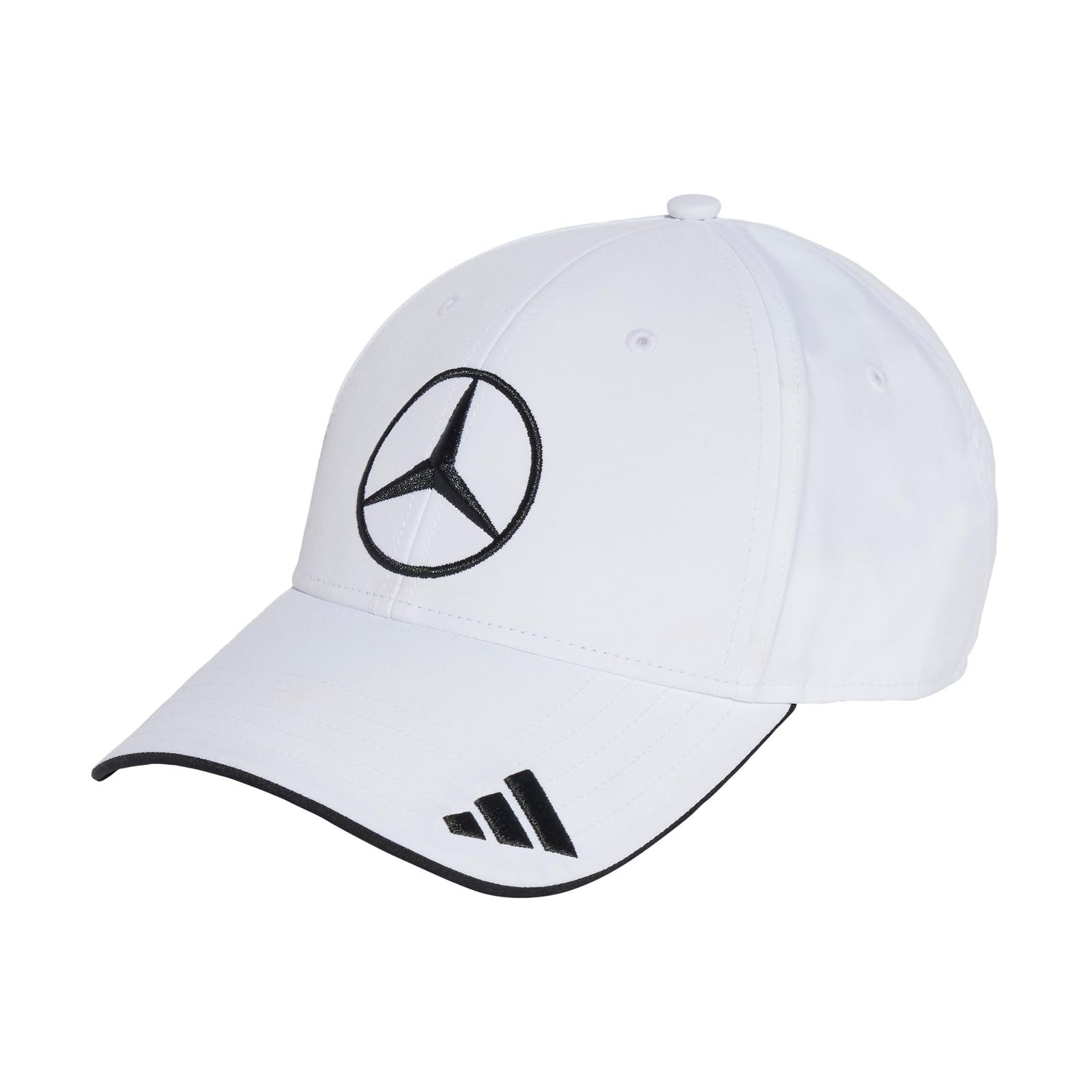 新品 アディダス キャップ MERCEDES AMG PETRONAS FORMULA ONE チーム ベースボール キャップ LIGHTWEIGHT METAL バッジ ユニセックス大人 RF972 ホワイト/ブラック (JW6270) 54-57cm