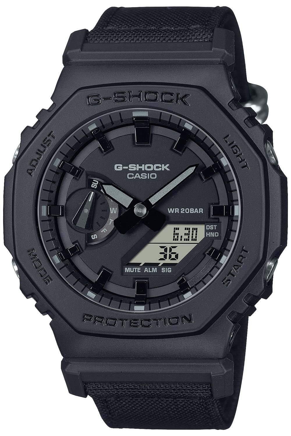 新品 [カシオ] 腕時計 ジーショック クロスバンド 【国内正規品】 Utility black series CORDURA Eco Fabric素材クロスバンド GA-2100BCE-1AJF メンズ ブラック