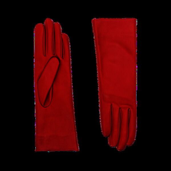 アニェル レディース アクセサリー 手袋 Agnelle Christina Lambskin Glove Lined in Cashmere Cardinal