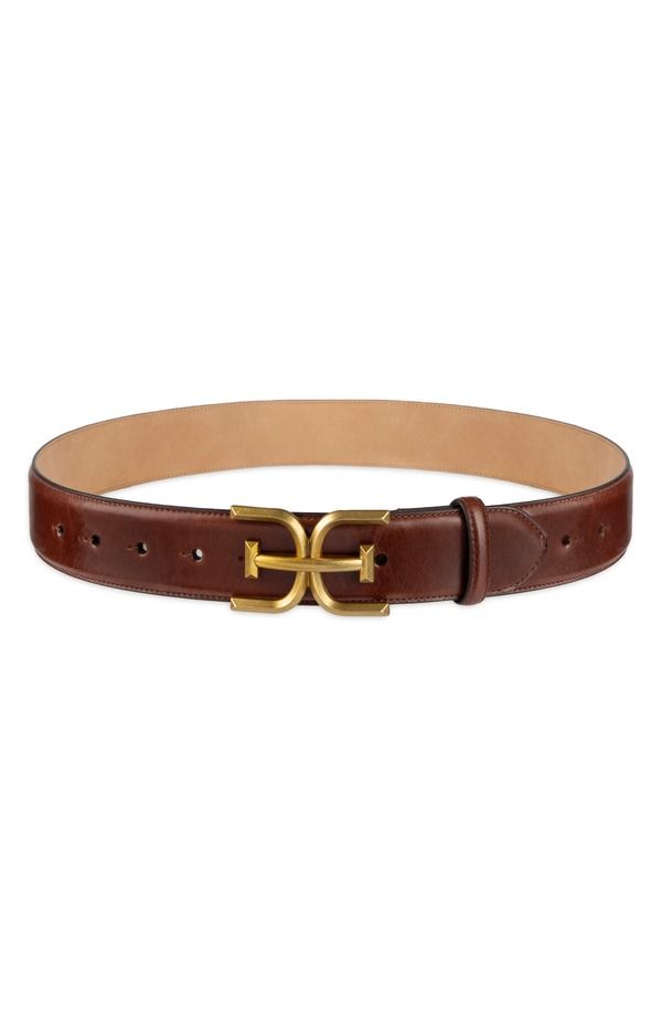 サムエデルマン レディース アクセサリー ベルト レザー ロゴ Sam Edelman Logo Buckleather Belt Brown ブラウン