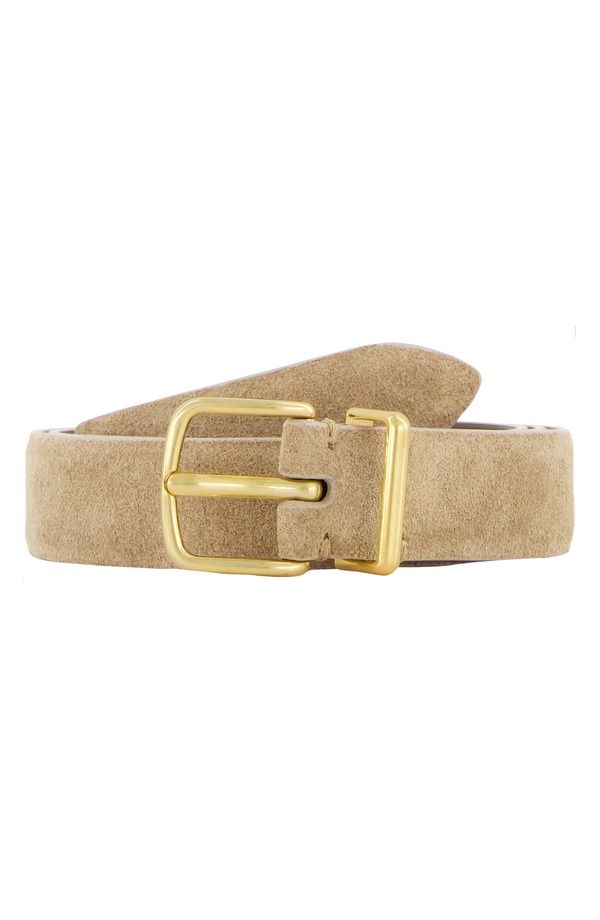 ヴィンス レディース アクセサリー ベルト スエード Vince Kaia Suede Belt Sand Trail サンド