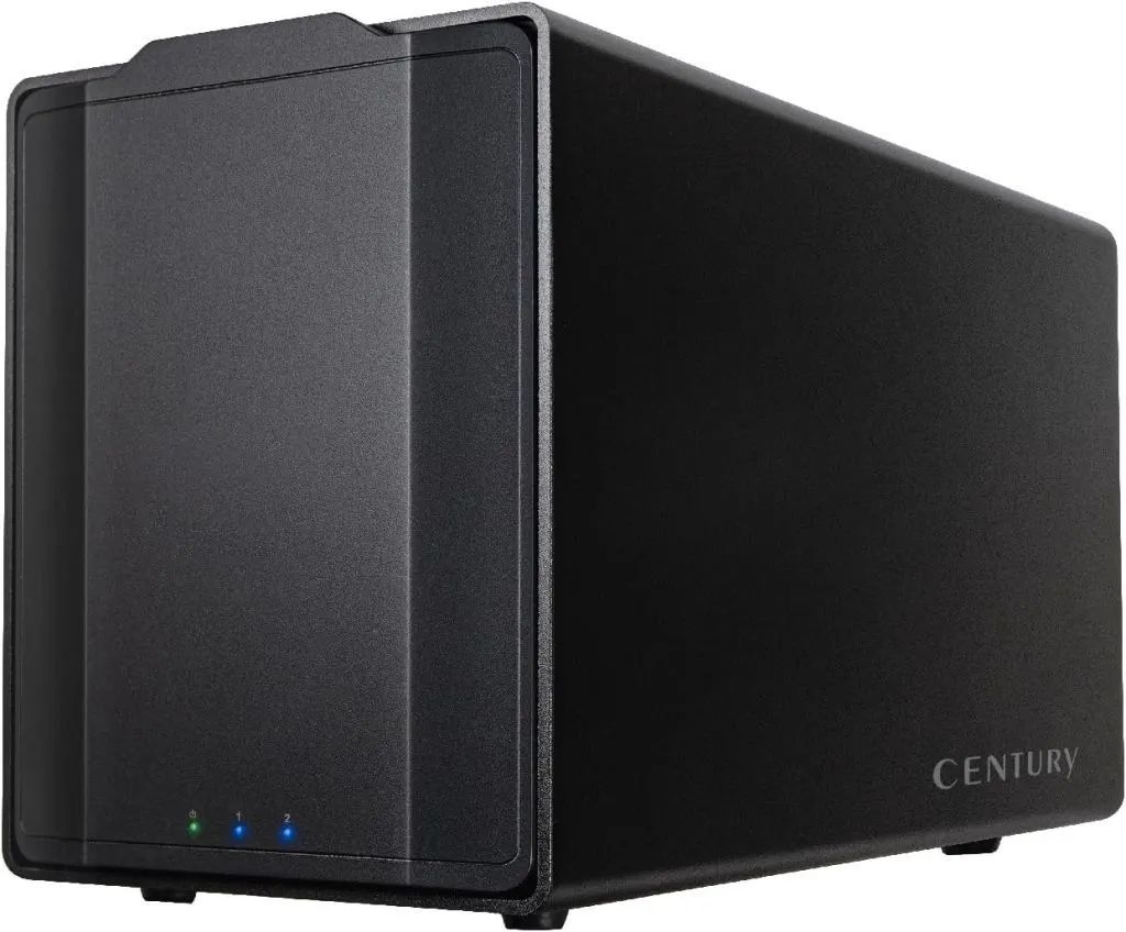 【中古】PCハード センチュリー SOLID BOX 2BAY RAID ＆ USB ステーション[CSB35U20GRH]