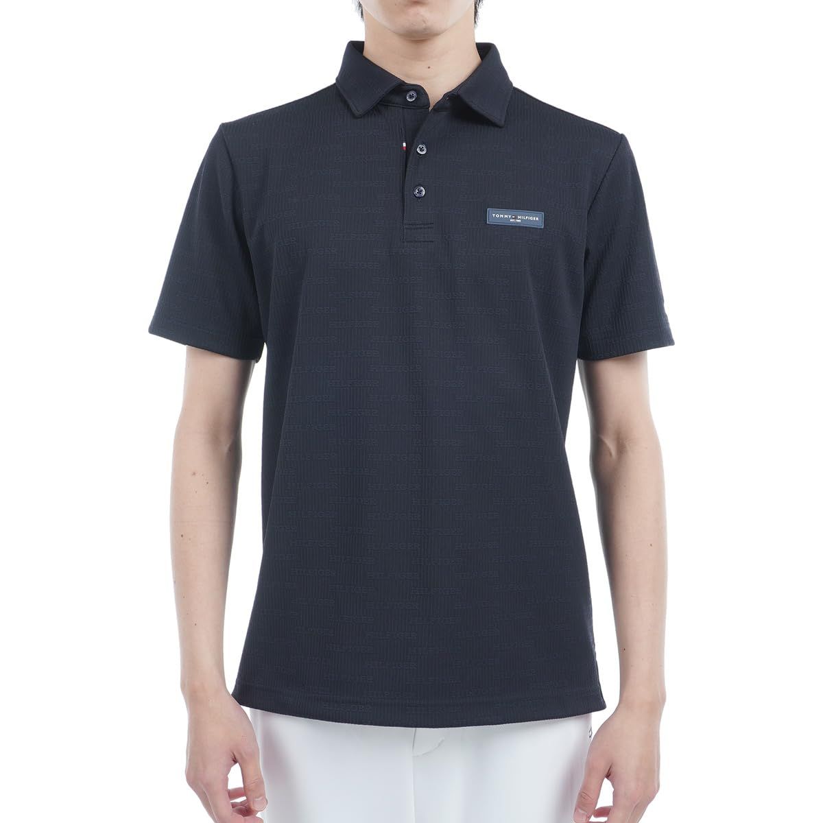 新品 TOMMY HILFIGER GOLF(トミーヒルフィガー ゴルフ) ロゴジャガード 半袖シャツ THMA530