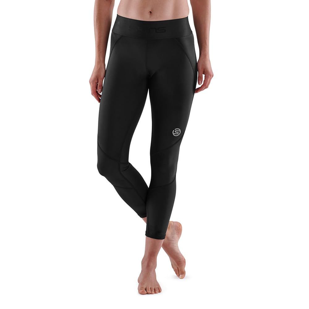新品 [スキンズ] コンプレッションウェア 着圧 インナー ロングタイツ SERIES-3 Womens Long Tights 18271311 レディース ブラック XS