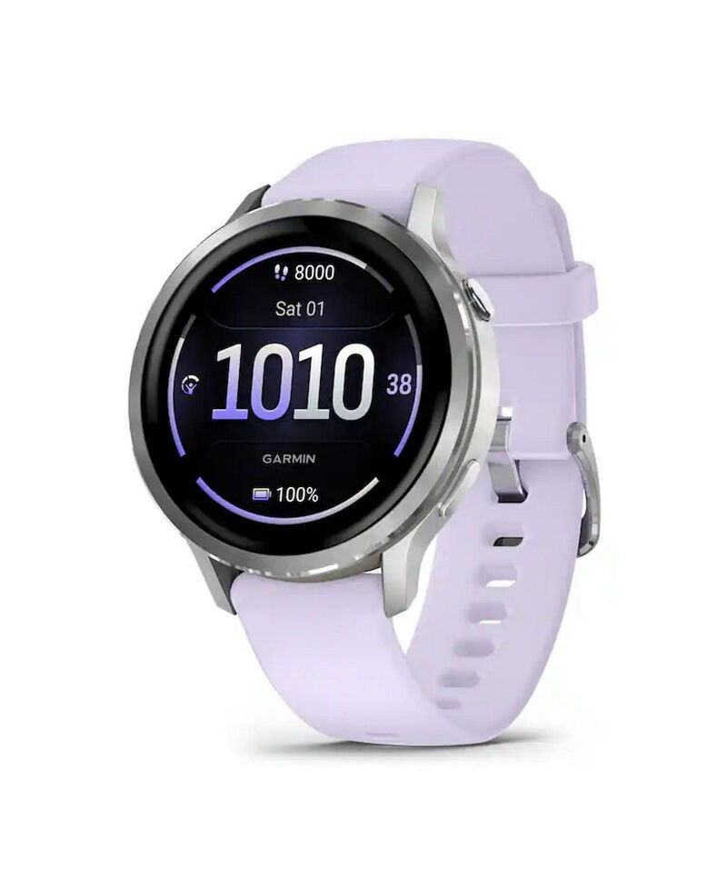 ガーミン メンズ アクセサリー 腕時計 Garmin Venu 4 Smartwatch 41mm Periwinkle Silicone Band